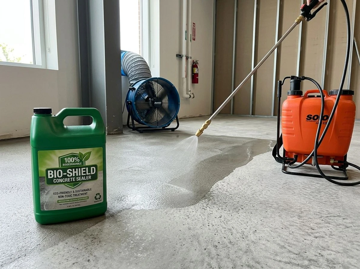 The Clean Slate Process in action on industrial concrete